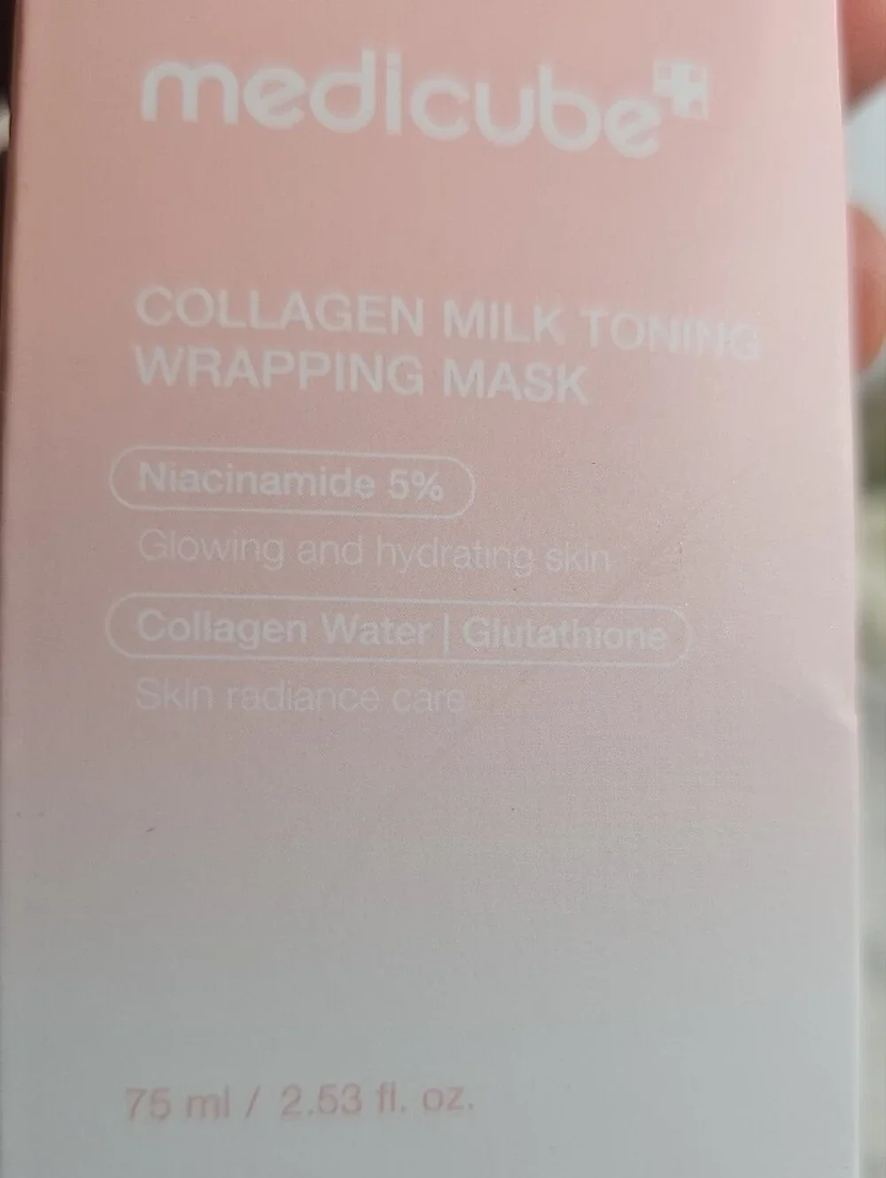 Medicube Collagen Milk Toning Wrapping Mask — Pink
